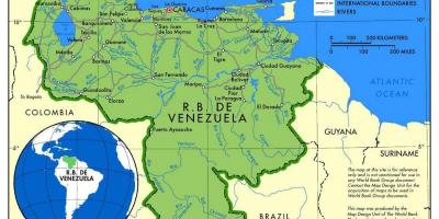 Karta på karta de venezuela
